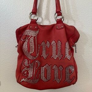 Charm and Luck True Love Studded Shoulder Bag